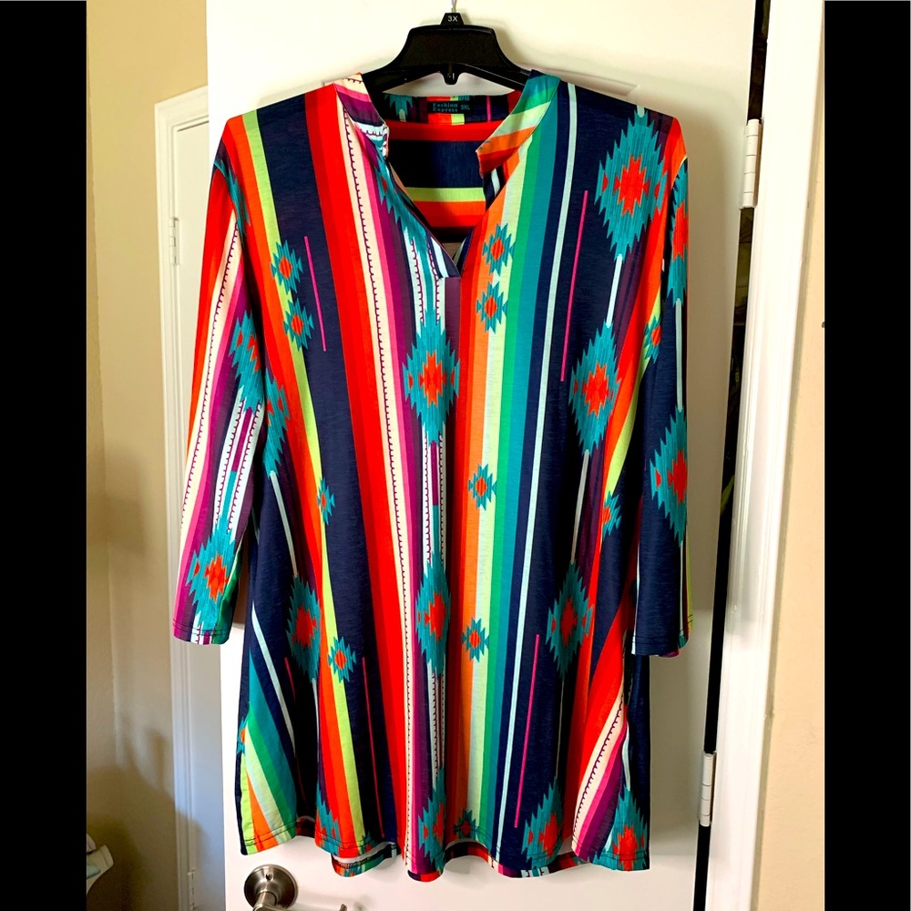 Boutique colorful and beautiful dress